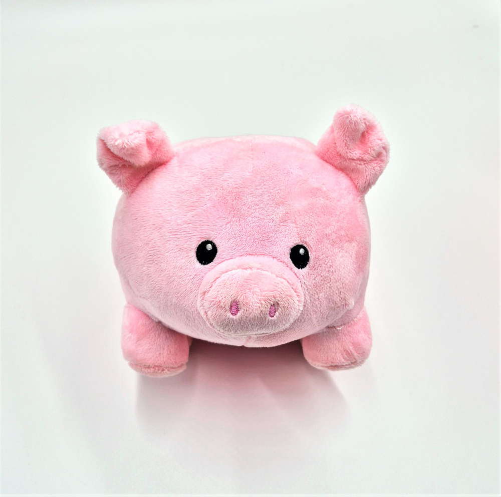Piggy, das flauschige grunzende Sparschwein