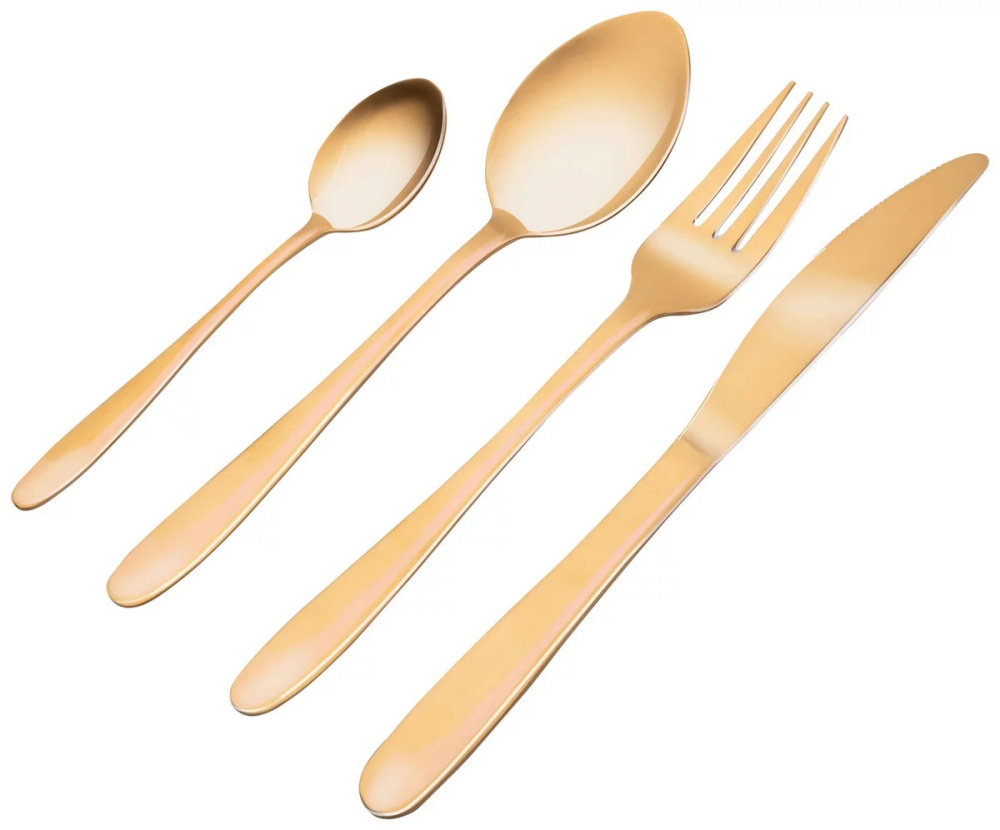 Besteckset 16tlg. Gold Matt