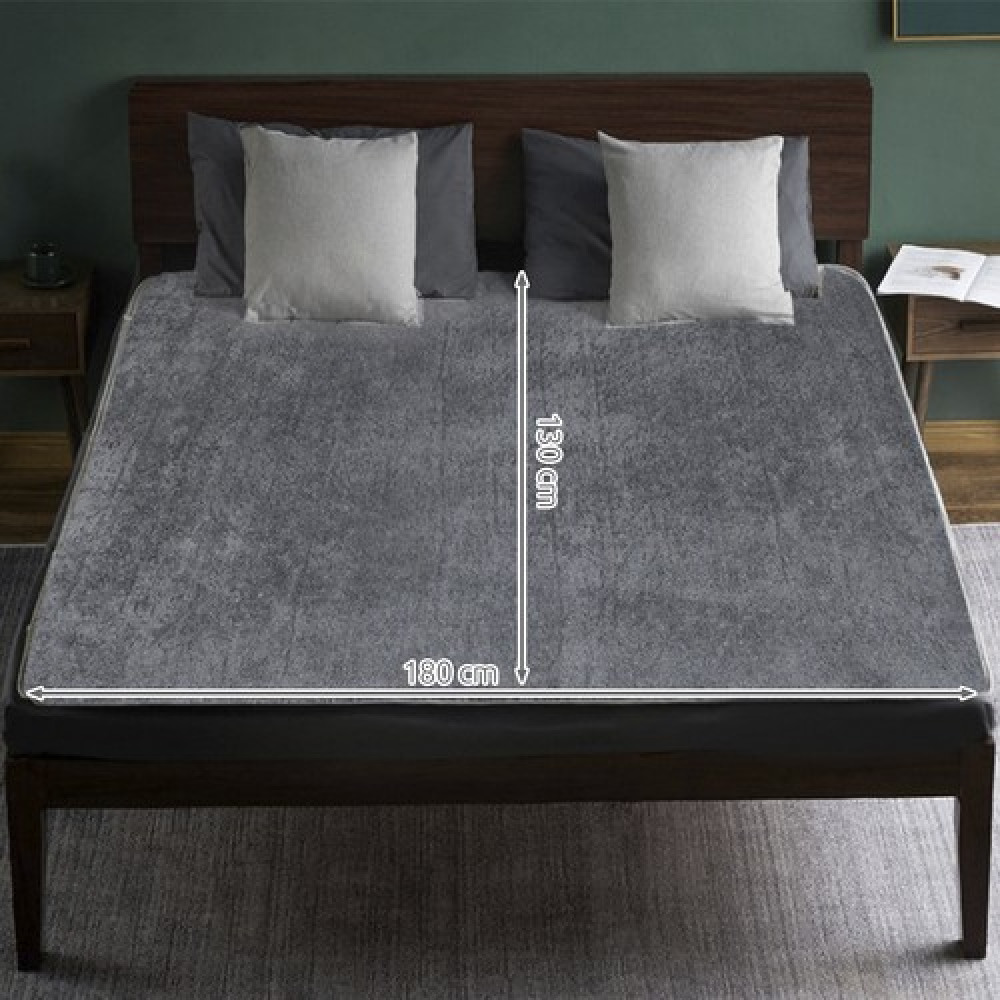 Heizdecke silbergrau