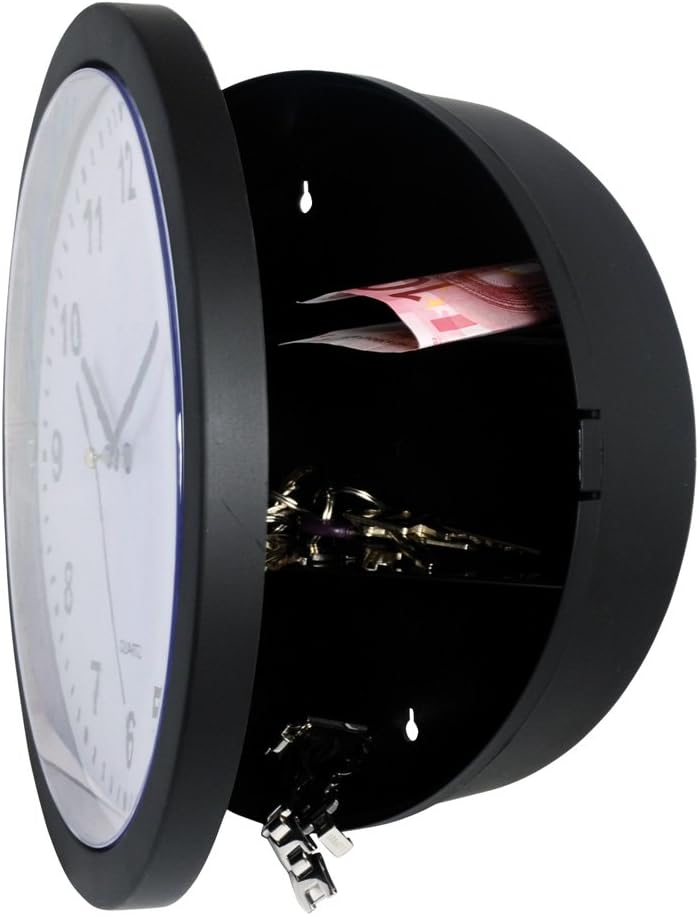 Geheimfach-Wanduhr