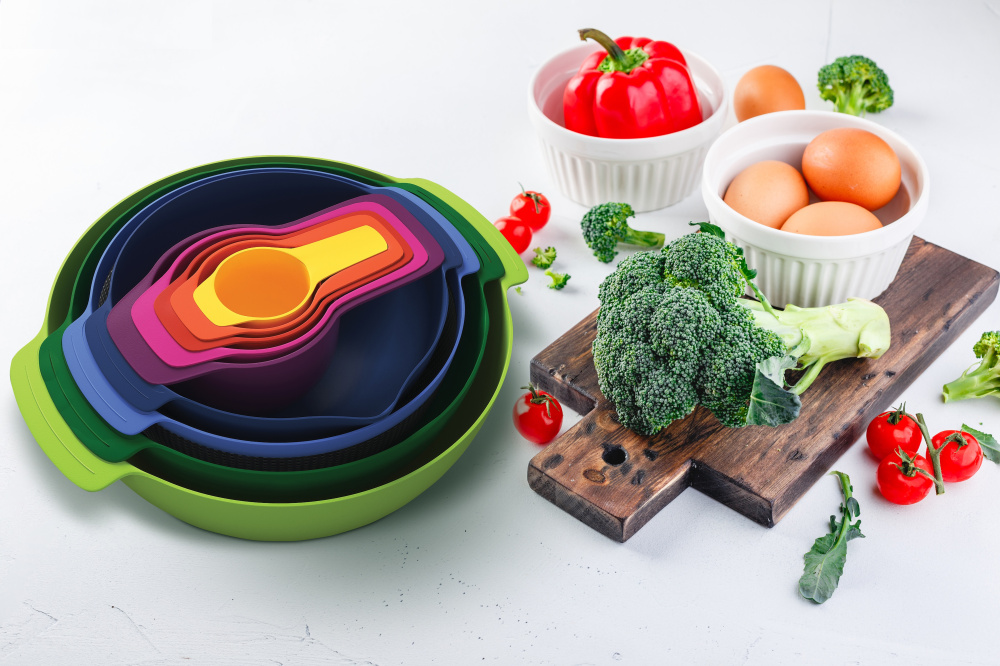 Schüssel- und Messbecher-Set 9 tlg.