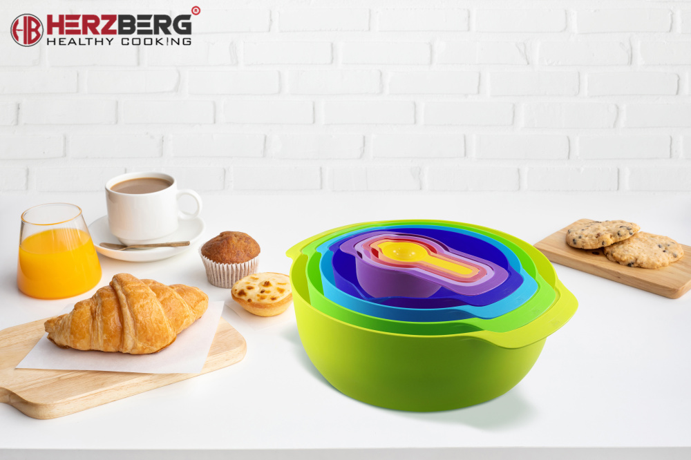 Schüssel- und Messbecher-Set 9 tlg.