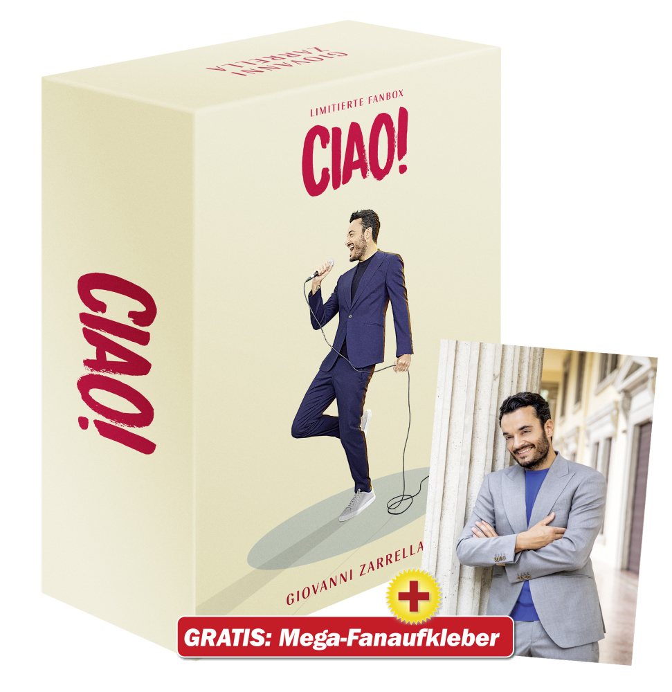 CIAO! Fanbox LIMITIERT + GRATIS Mega-Fanaufkleber