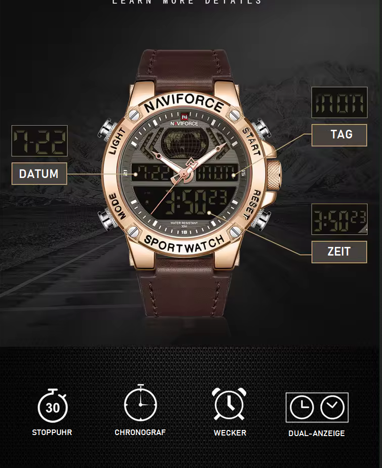 Herren-Armbanduhr NAVIFORCE Traveller