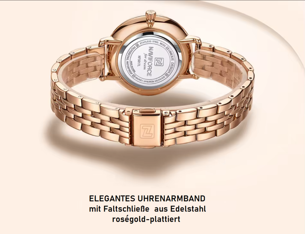 Damen-Armbanduhr Blue Rose