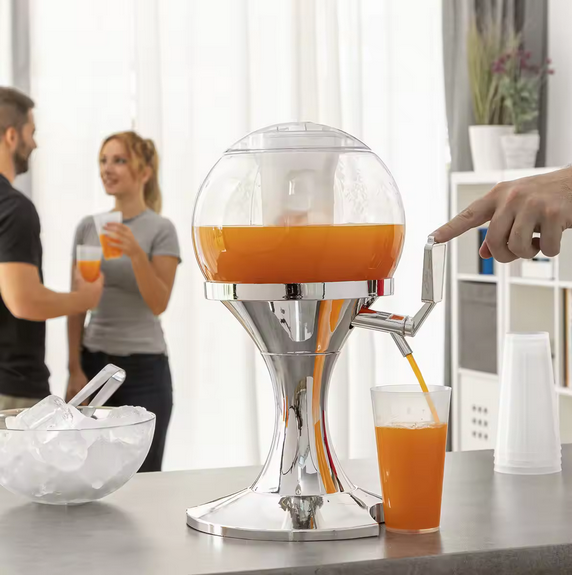 Zapfanlage für Getränke mit Eisbehälter 3,5l