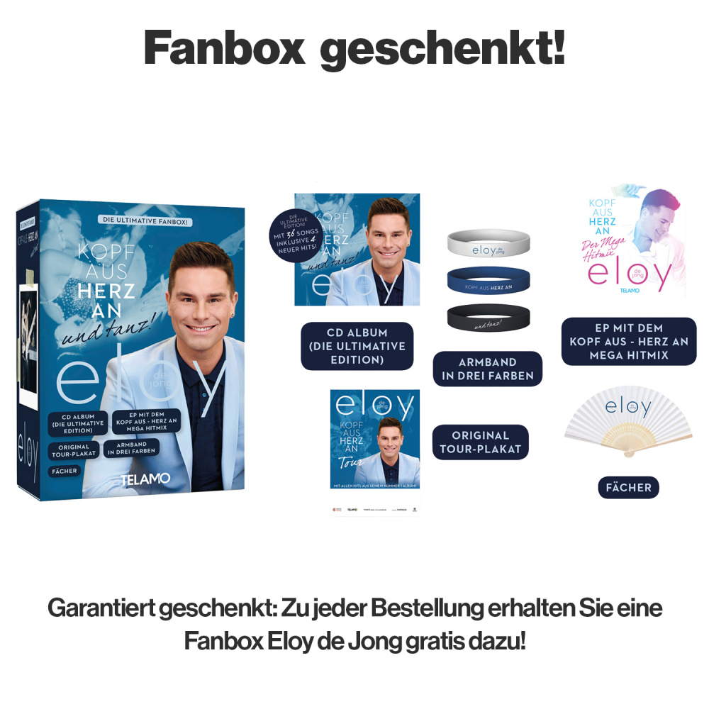 Die große Schlager TraumReise + GRATIS Fanbox Eloy de Jong