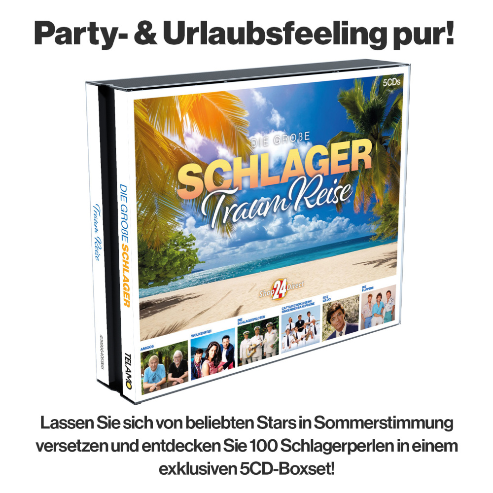 Die große Schlager TraumReise + GRATIS Fanbox Eloy de Jong