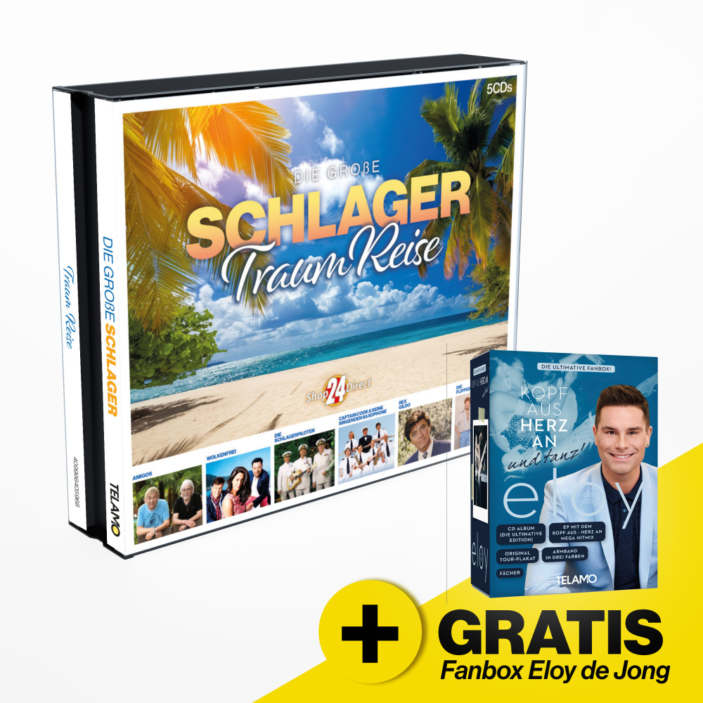 Die große Schlager TraumReise + GRATIS Fanbox Eloy de Jong
