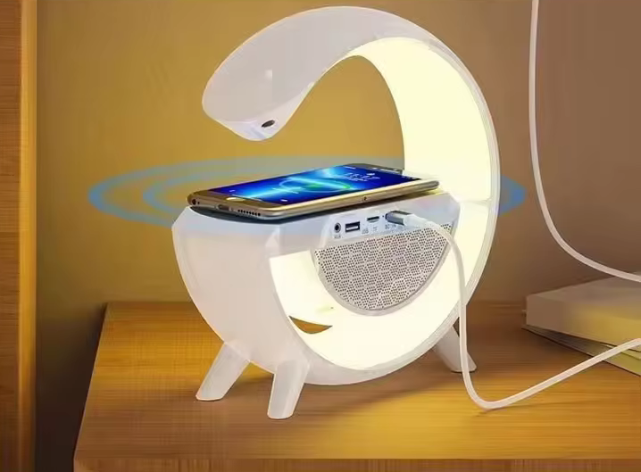 Intelligenter Lichtwecker mit Bluetooth-Lautsprecher 9in1