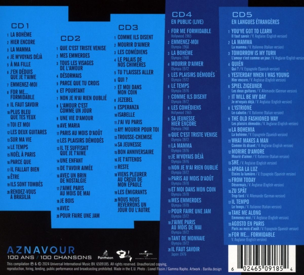 100 Ans / 100 Chansons