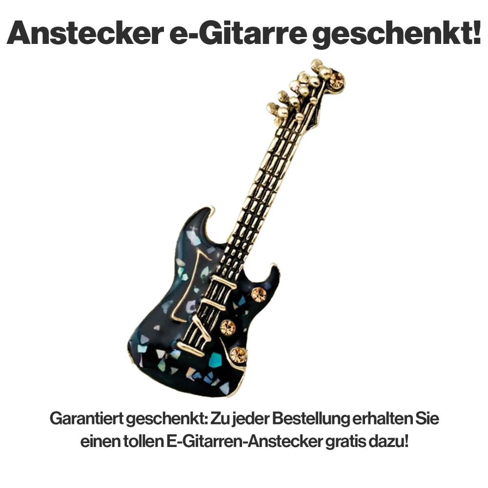 BOCK AUF ROCK! + GRATIS Anstecker E-Gitarre