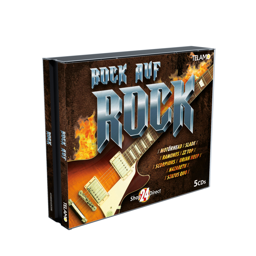 BOCK AUF ROCK! + GRATIS Anstecker E-Gitarre