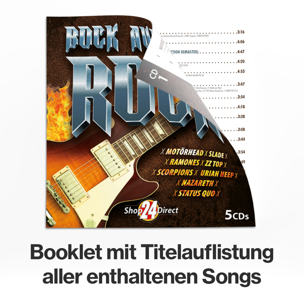 BOCK AUF ROCK! + GRATIS Anstecker E-Gitarre