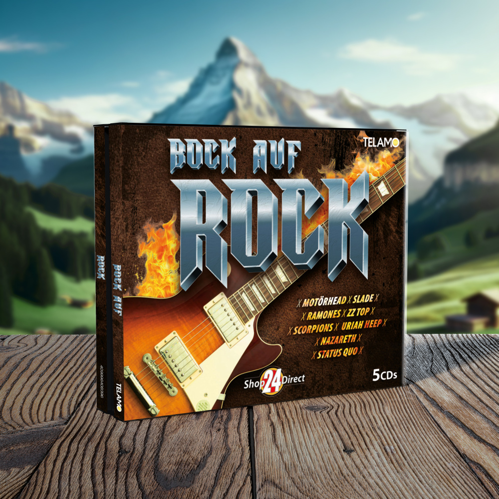BOCK AUF ROCK! + GRATIS Anstecker E-Gitarre