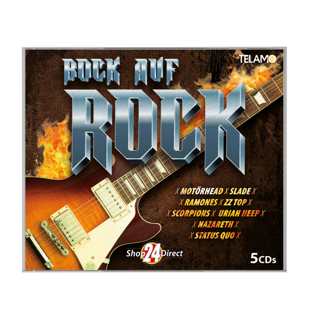 BOCK AUF ROCK! + GRATIS Anstecker E-Gitarre