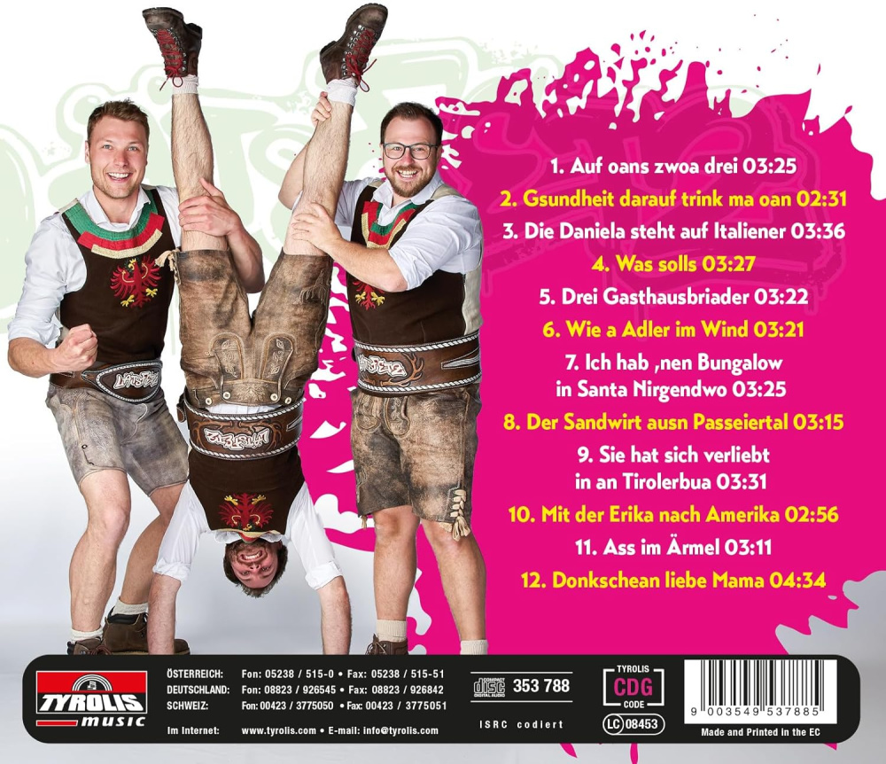 Gsundheit darauf trink ma oan