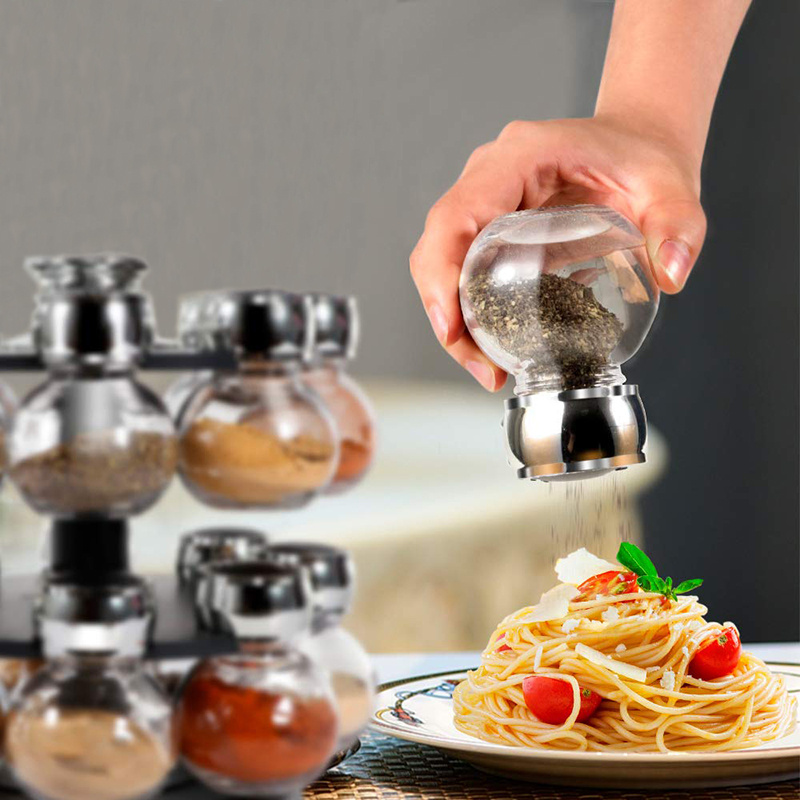 Gewürzkarussell mit 12 Gewürzgläsern, drehbar