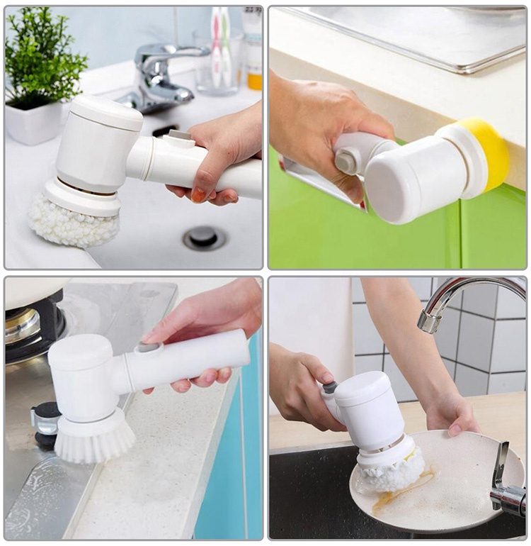 Elektrische Reinigungsbürste 3in1