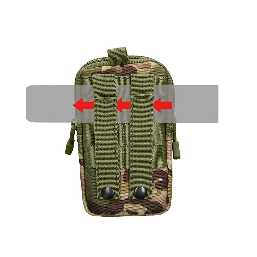 Molle-Militär-Hüfttasche grün