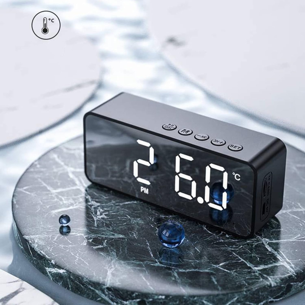 Kabelloser Bluetooth-Lautsprecher mit Weckfunktion