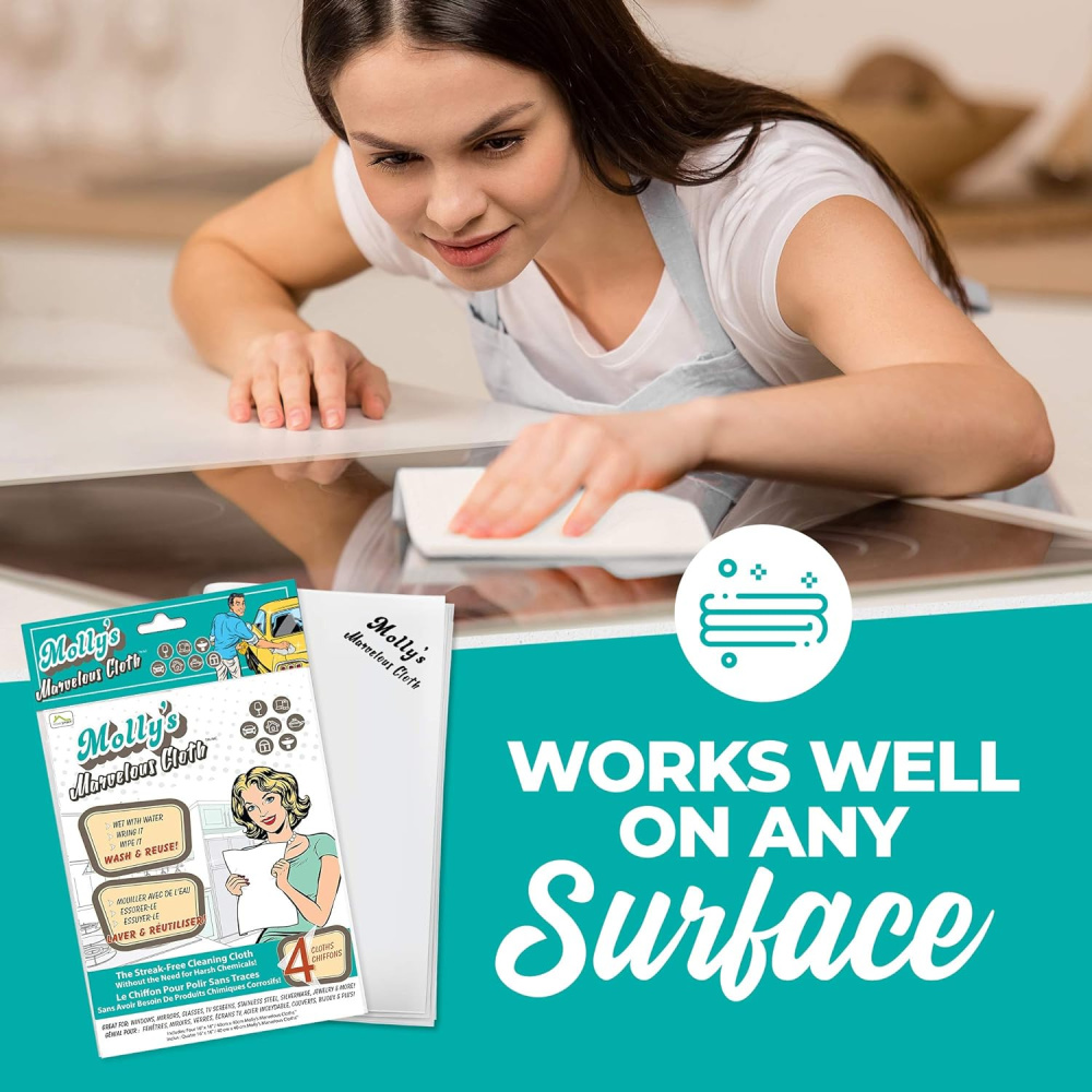 Molly's Marvelous Mikrofaser-Reinigungstuch (15 Stück)