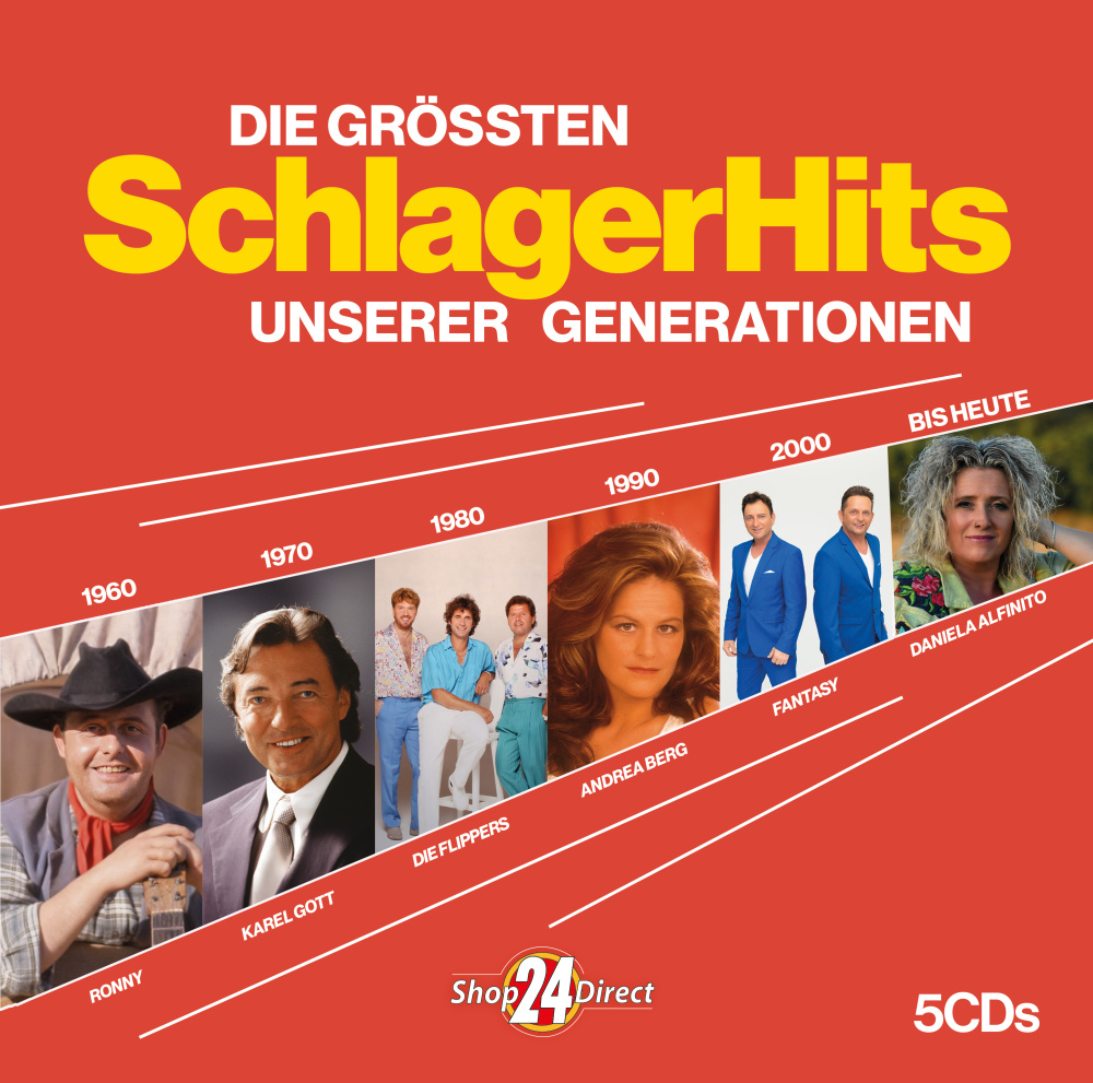 Die größten Schlagerhits unserer Generationen