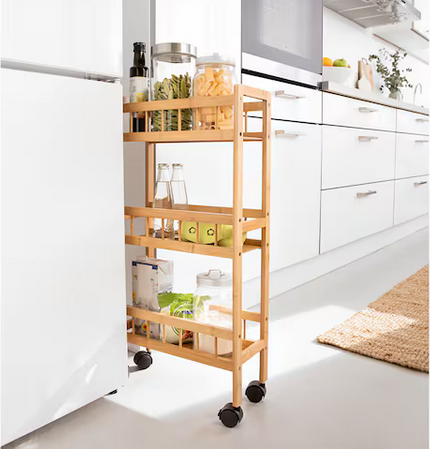 Haushalts-Rollwagen "Bambus"