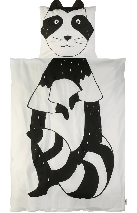 Bettwäsche Waschbär