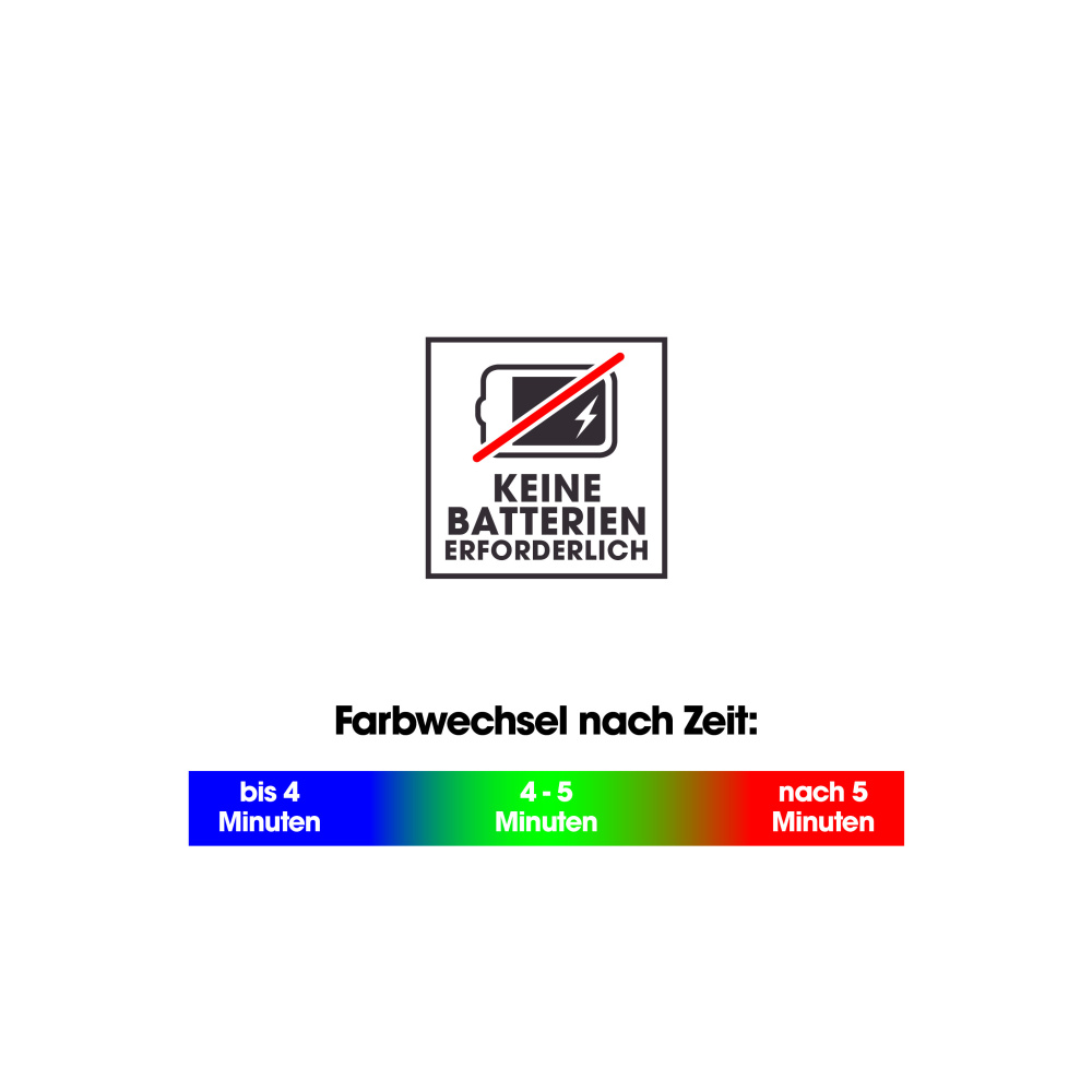 LED-Duschkopf mit Duschzeit-Anzeige