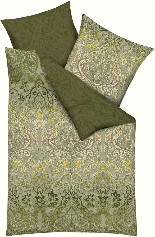 Bettwäsche Oliv 3-Teilig