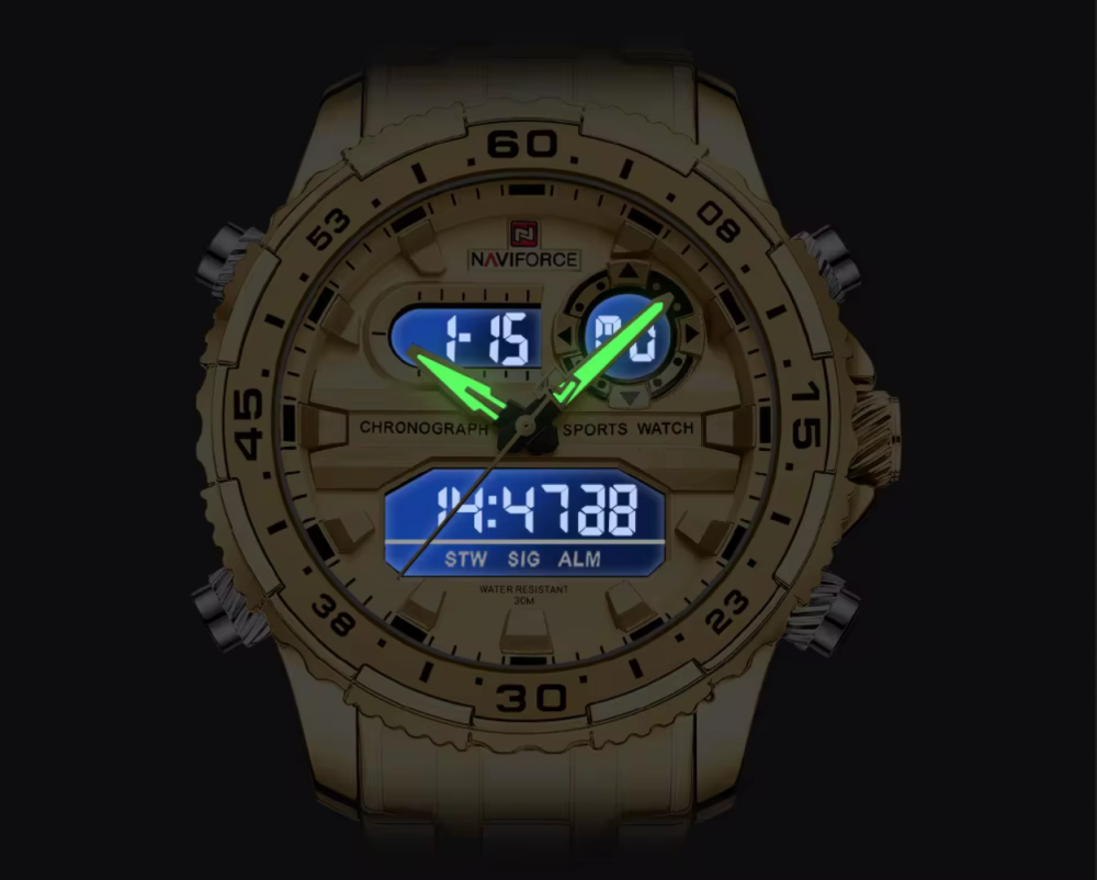 Herren-Armbanduhr NAVIFORCE DUAL