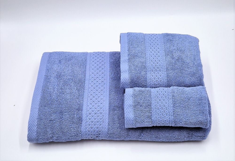Handtuch 3er-Set blau
