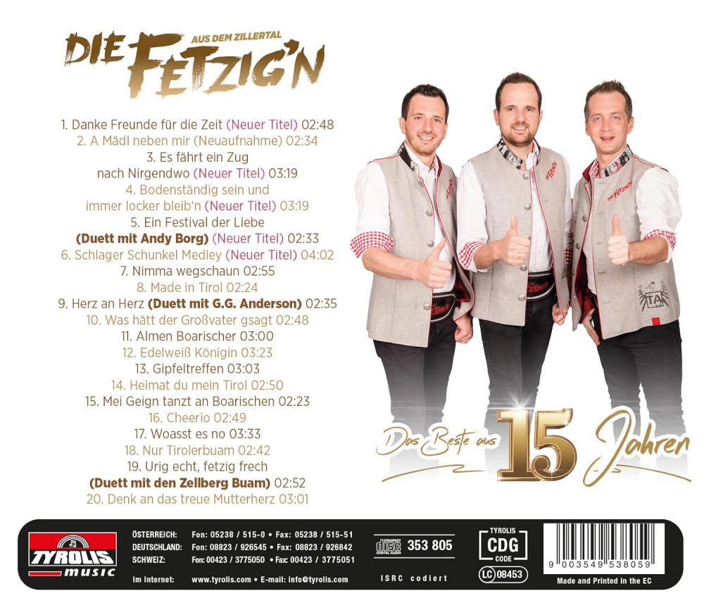 Das Beste aus 15 Jahren