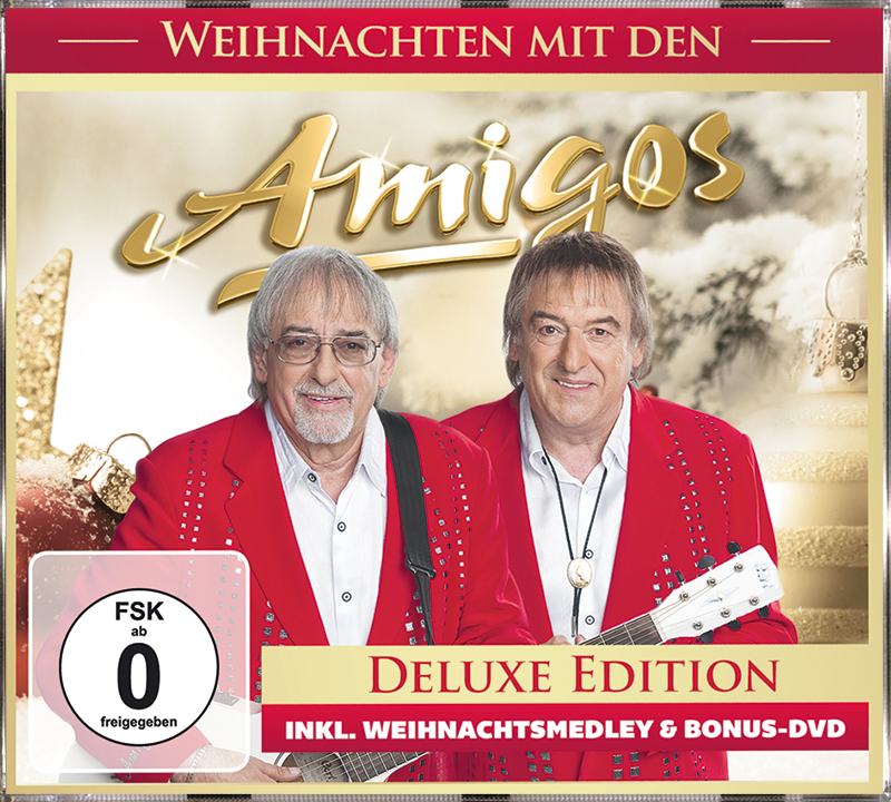 9002986720171 - Weihnachten mit den Amigos - Deluxe Edition - CD+DVD - Amigos (Audio CD mit DVD)