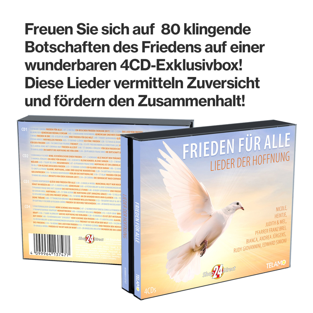 Frieden für Alle - Lieder der Hoffnung + GRATIS CD