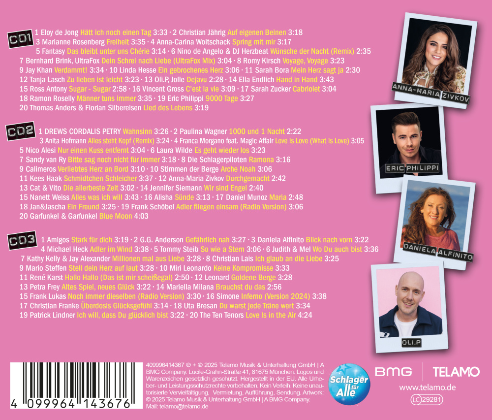 Schlager für Alle - Frühjahr/Sommer 2025