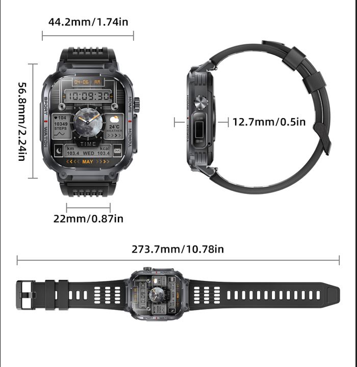 Smartwatch ChronoDrift Pro