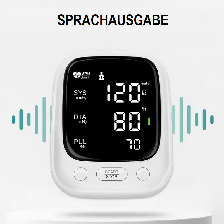 Sprechendes Oberarm-Blutdruckmessgerät