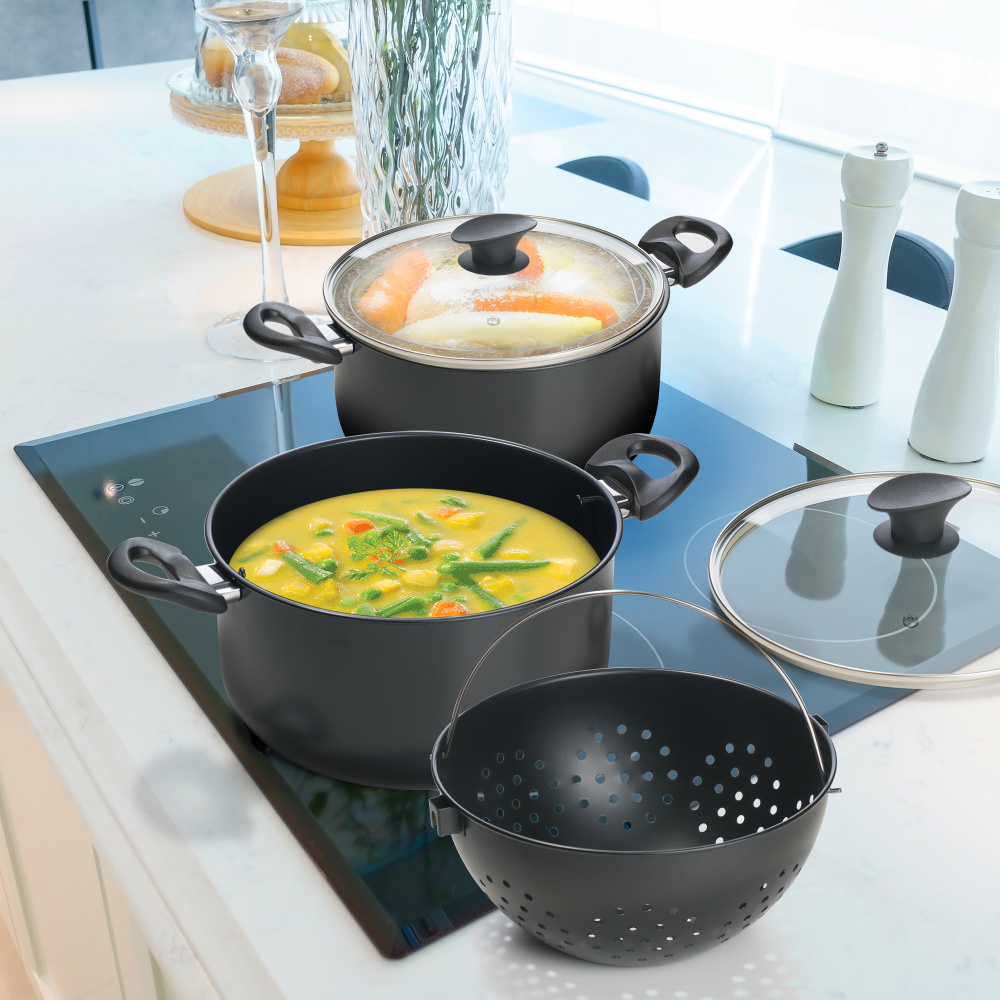 Sparpaket World's Greatest Pot - Topf mit Siebeinsatz Ø 25 cm (2er-Set)