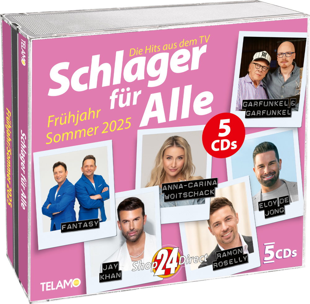 Schlager für Alle - Frühjahr/Sommer 2025 + Schlager für Alle - Frühjahr/Sommer 2025 DVD