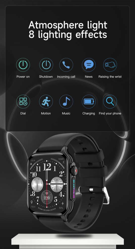 Smartwatch ChronoStellar schwarz
