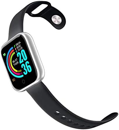 Smartwatch in silber-schwarz