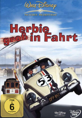 Herbie groß in Fahrt