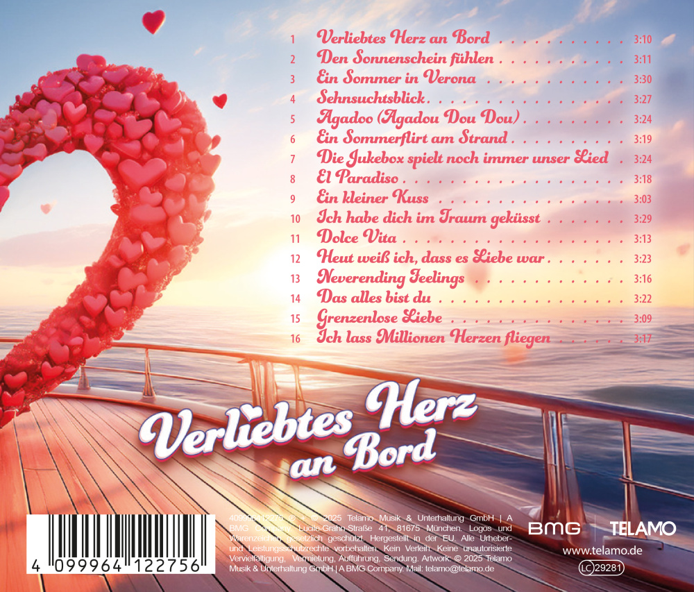 Verliebtes Herz an Bord + GRATIS CD