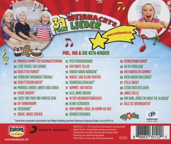 31 tolle Weihnachtslieder