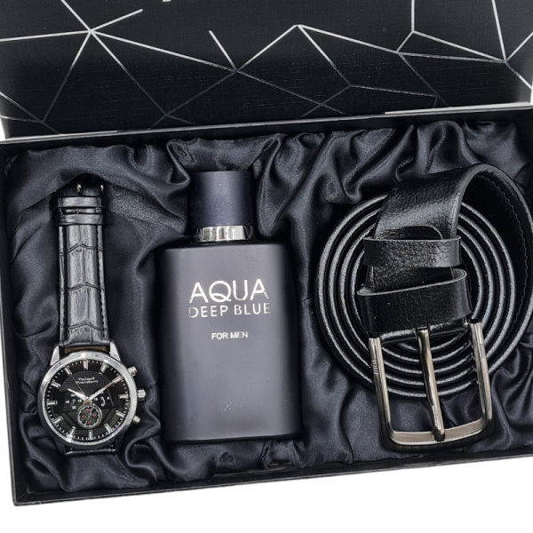 Herren Geschenkset Aqua Deep Blue