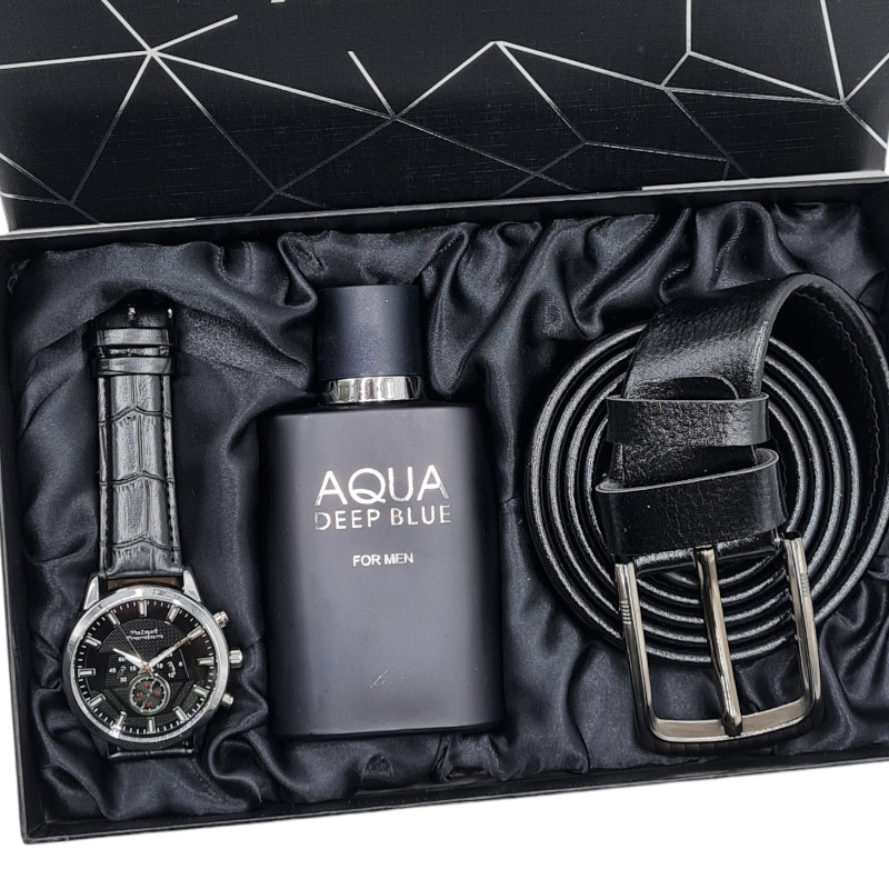 Herren Geschenkset Aqua Deep Blue
