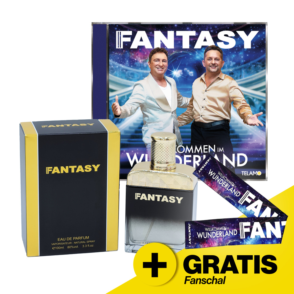 Willkommen im Wunderland Fan-Set Parfüm + CD