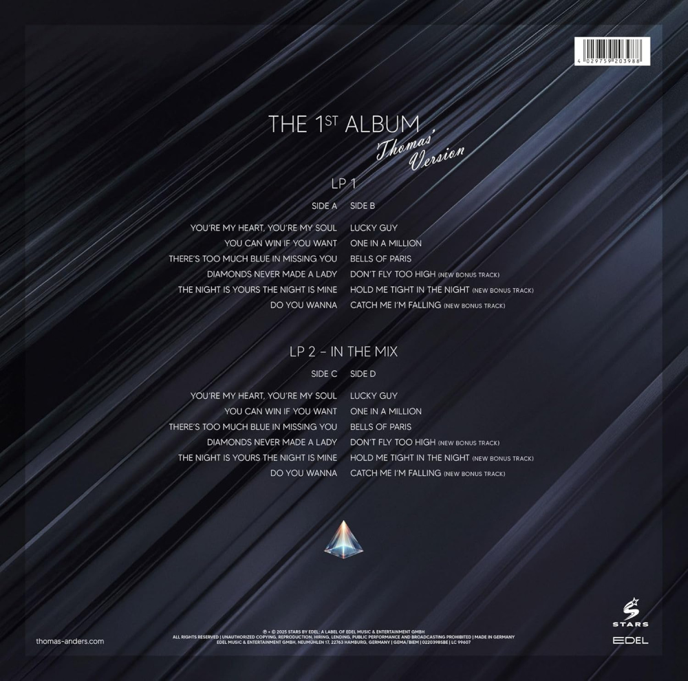 Thomas Anders sings Modern Talking: The 1st Album (Vinyl)